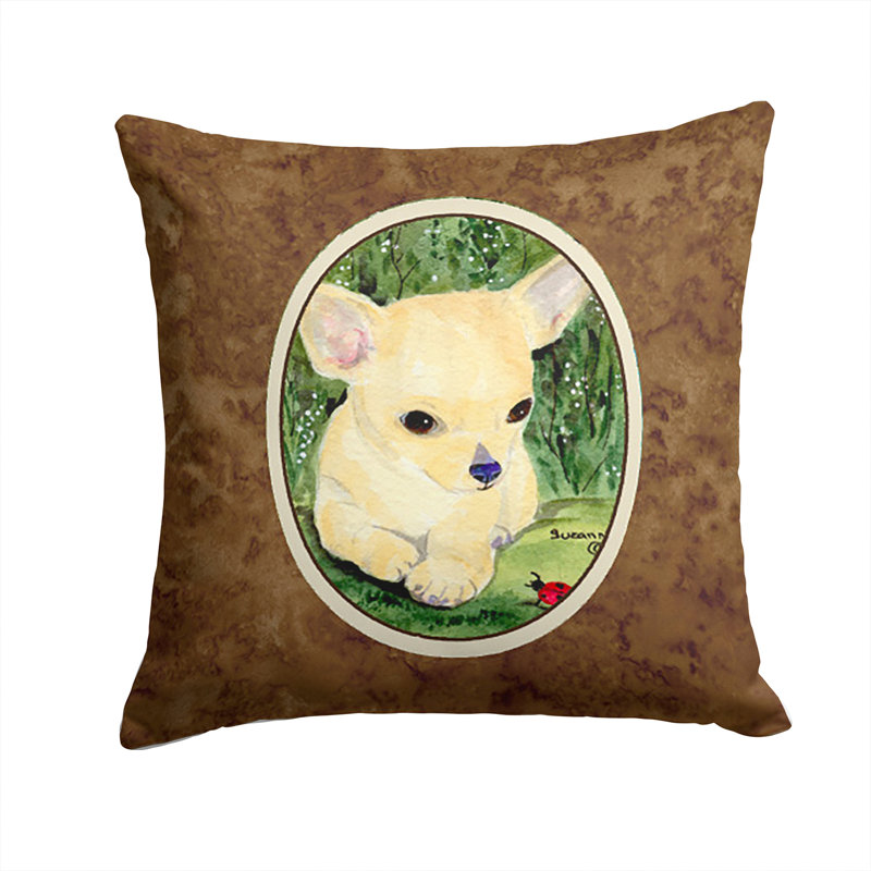 Chihuahua Outdoor Reversible Throw Pillow