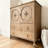 Retro Solid Wood Accent Cabinet
