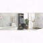 Tall Storage Cabinet with 3 Drawers and Adjustable Shelves