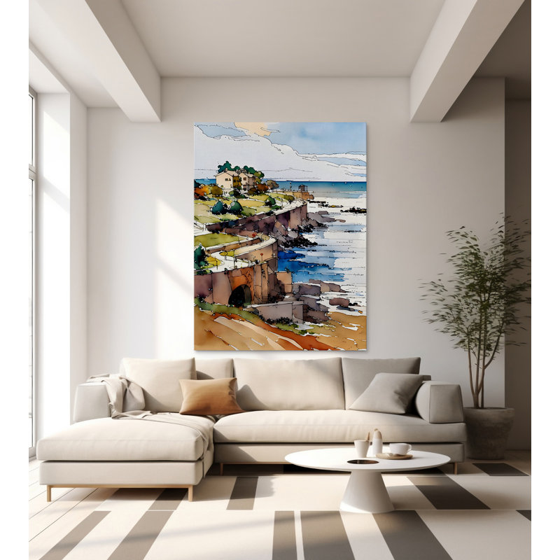Seaside Vista, H 48 po x l 36 po
