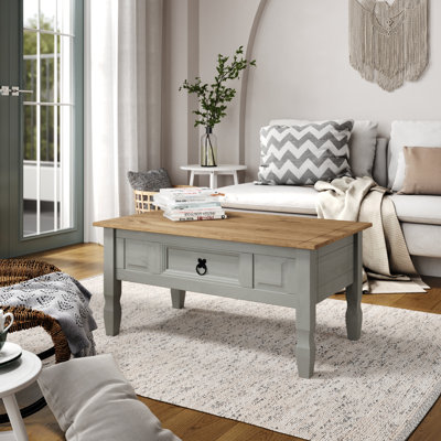 Wood Coffee Table Corona Gray | Charlton Home®