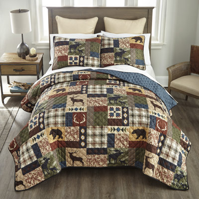 Your Lifestyle by Donna Sharp Rustica 3PC Queen Lodge Quilt Set