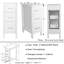 Ensemble de meuble-lavabo double 72 "avec dessus de vasque en céramique , robinets -1453561281-1453561280