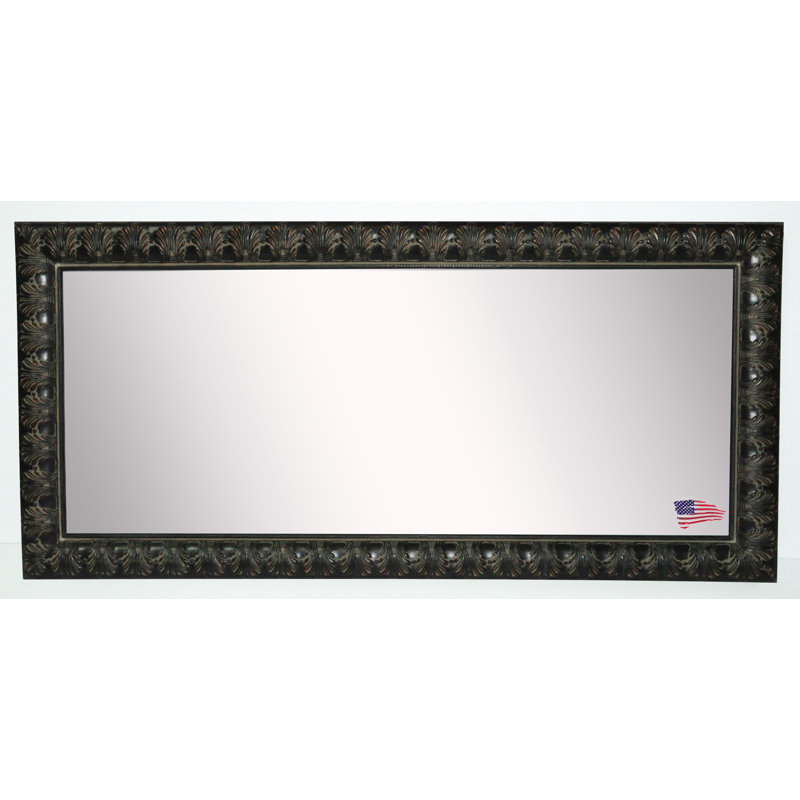 Avdulah Solid Wood Flat Wall Mirror, 58.5" H x 33" W