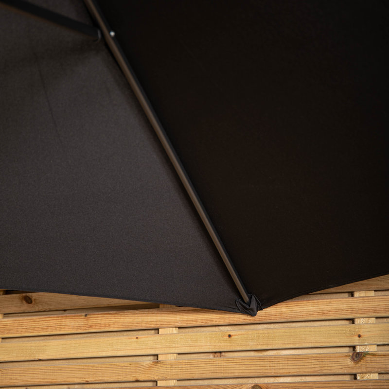 Samuel Alexander Market Parasol, Black