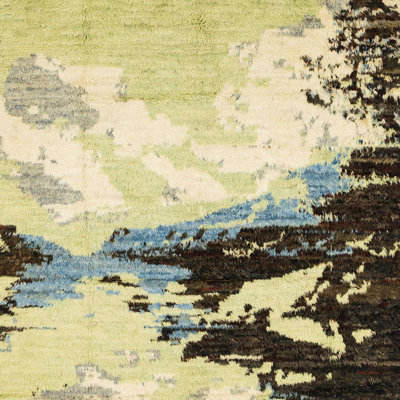 Tapis abstrait moderne et abstrait