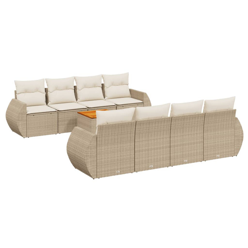  Garden Sofa Set Beige