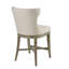 Tabouret de comptoir élégant - repose-pieds 7,25 po, structure en bois massif, H 39,19 po, coussin de siège de 4,125 po d'épaisseur, pieds-117426709-117426704