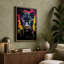 Tiger In Colour Modern - Print-136701328-136701329