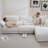 Bodhild 115.7" W Performance Boucle 4-Piece Modular Sectional with Ottoman-270790808