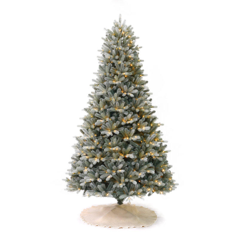Arbre de Noël artificiel éclairé - Comprend un sac de rangement pour arbre et une télécommande, 9'