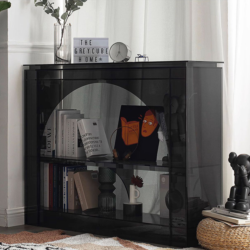 Armoire d'appoint Minimalist Light, 35.43" H x 47.24" W x 11.81" D, Noir