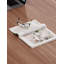 Bureau ovale avec 2 tiroirs-1218941794