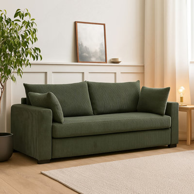Coastal Haven Corduroy Sofa