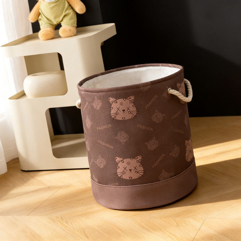 1Pcs,Large Capacity Foldable Storage Basket With 3-Tier Design, Multifunctional Organizer For Toys, Laundry, And Household Items, Water-Resistant And Durable Fabric