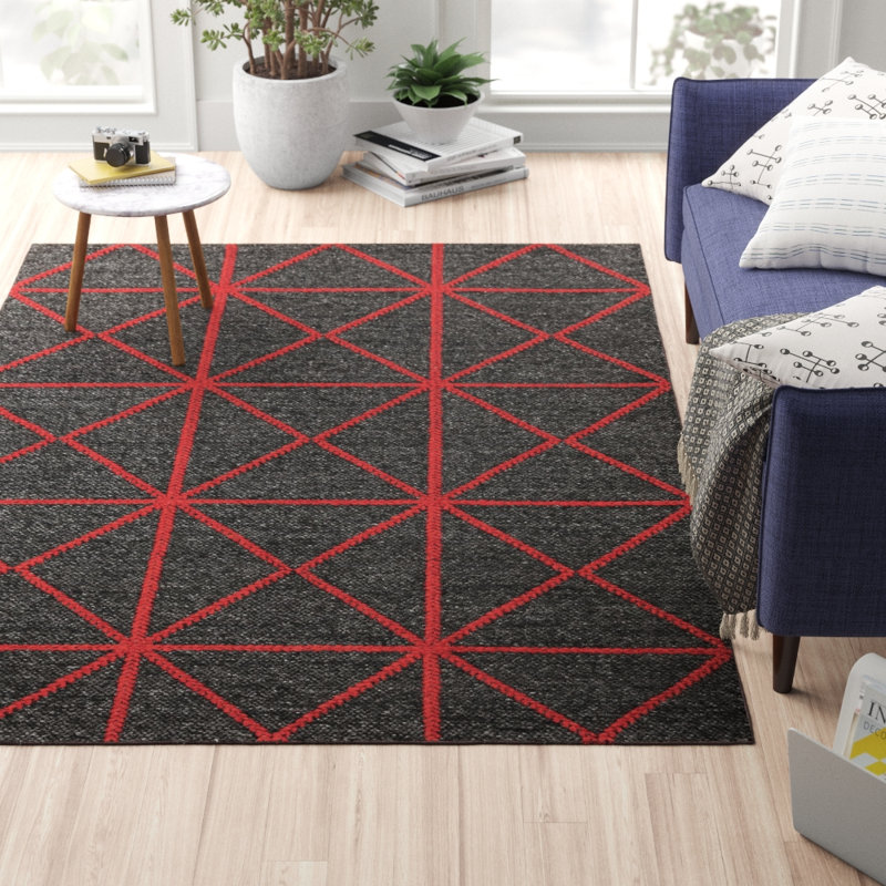 Altigarron Geometric Hand Woven Area Rug, Rectangle 200 x 290cm