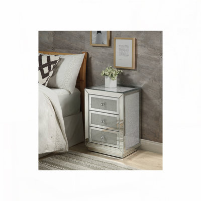 Table d'appoint en miroir