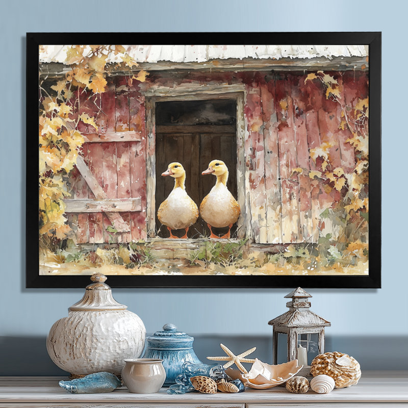 Dunsford - animaux, art mural, Reproduction encadrée d'une seule photo, H 30 po x l 40 po, Noir