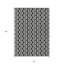 Tapis noir lavable intérieur / extérieur 8 pi x 10 pi Ogee