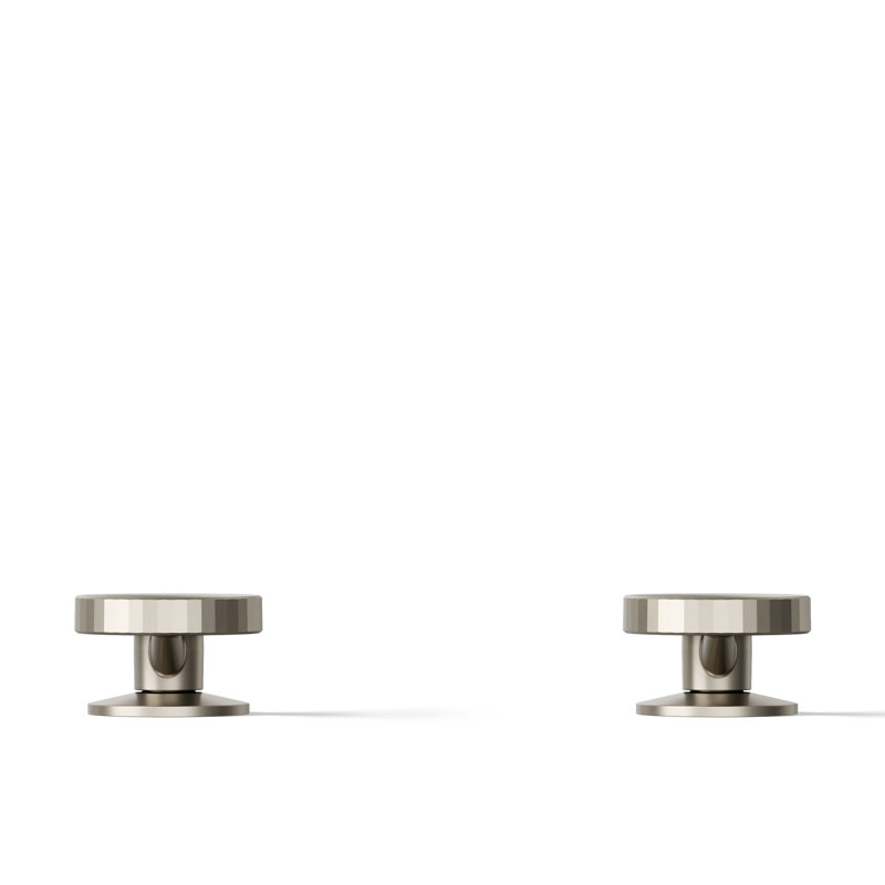Components™ Bathroom Sink Handles with Industrial Design, Vibrant Brushed Nickel