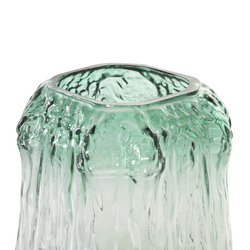 Vase décoratif décoratif en verre Emelen, Vert