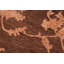 Tapis brun / brun clair en laine noué à la main à motif floral de 5 pi 9 po x 8 pi 7 po Braunstein