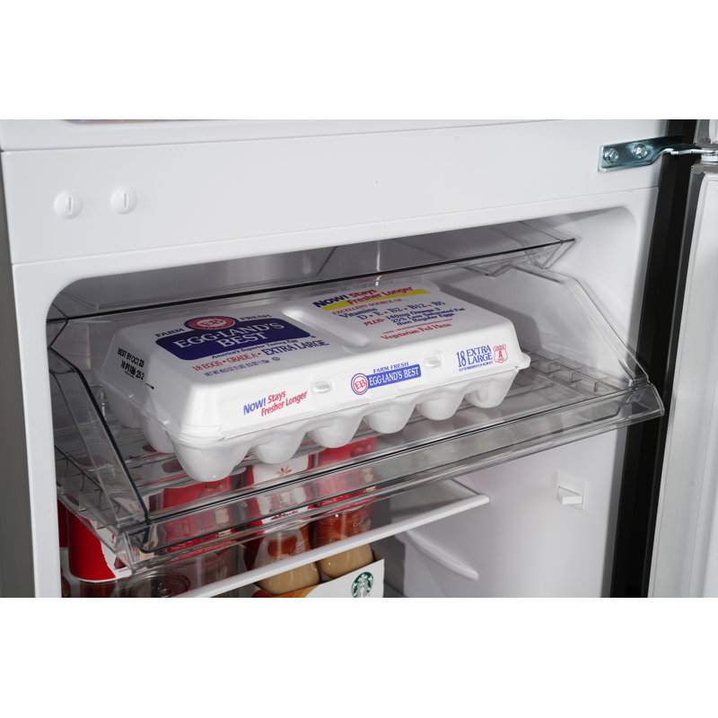 Premium Levella 24" 7 Cubic Feet Top Freezer Refrigerator, Silver