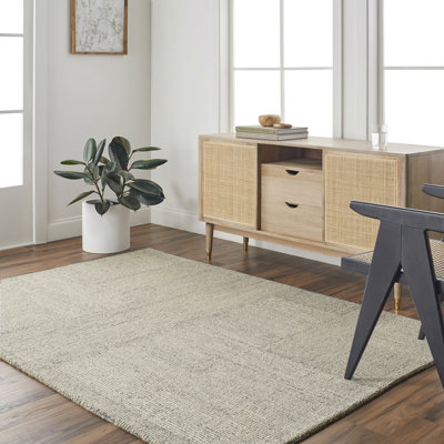 Tapis rectangulaire en laine Elmina