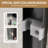 56"-60" W X 72" H Aluminum Frame Double Sliding Shower Door, 1/4" (6Mm) Clear Tempered Glass With Explosion-Proof Film, Dual Stainless Steel Handles-121957872