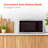 Magic Chef 0.9 Cubic Feet 900 Watt Countertop Microwave