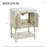 24 Inch Modern Luxury Bathroom Vanity With Ceramic Sink, Bathroom Cabinet With Open Shelf And Closed Storage-1152271576