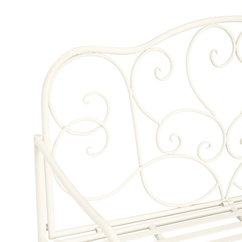 Banc de jardin extérieur, White