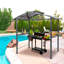 2.4 x 1.5 m BBQ Grill Gazebo