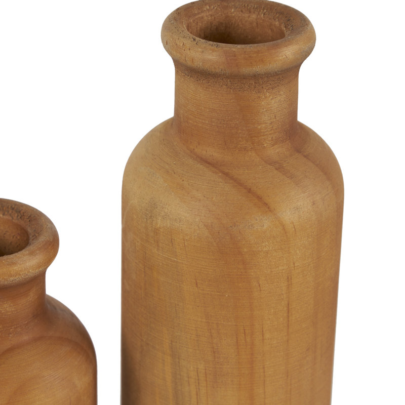 Ensemble de vases décoratifs Holzwarth, Brun / noir