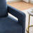 29.12" W Pillow Back Hollow Arm Swivel Accent Armchair (Set Of 2)-103230806