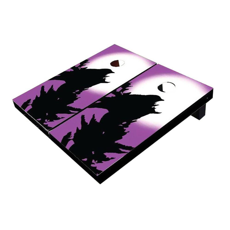 Planches cornhole 2 pi x 3 pi Raven, Mauve