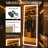 67X20 Inch Full Length Mirror With Lights, Full Body Dressing Standing, Hanging Mounted Mirror For Living Room Bedroom Cloakroom, Square Black-449658444-449658434