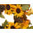 Faux Sunflower Polyester 20'' Wreath