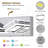 Modern Dimmable Vanity Lights for Bathroom LED 3 Light Bathroom Lights Over Mirror Chrome Bath Wall Lighting