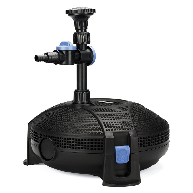 AquaJet 600 Black Submersible Pond Pump with Fountain Heads