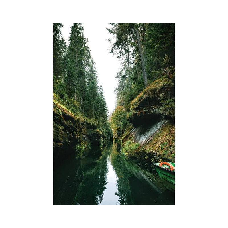 Czech Canal by Fabian Fortmann - Wrapped Canvas Print, 20.32 cm H x 30.48 cm W