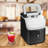 Frigidaire 33 lbs. Nugget Ice Maker, Self-Cleaning Countertop Ice Machine with Touch Controls, Black Stainless Steel