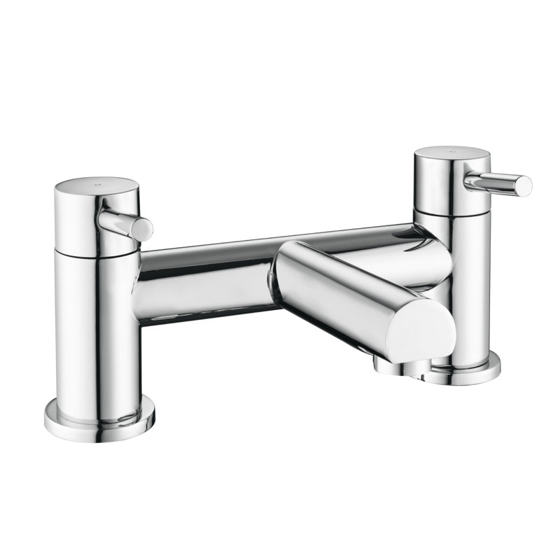 VeeBath Dixon Round Bath Filler Mixer Tap, Chrome