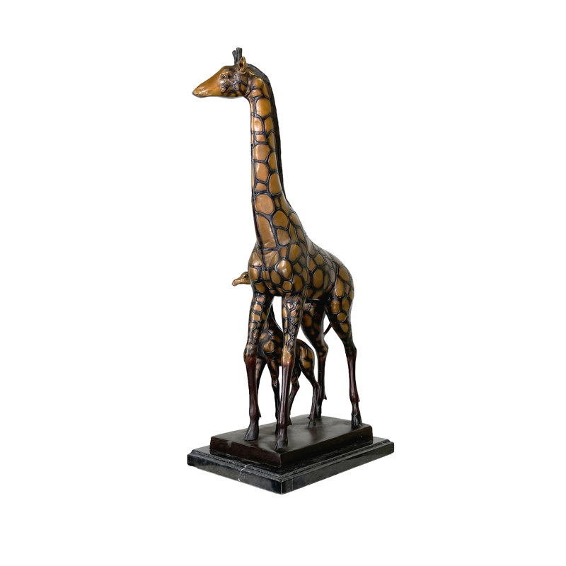 Sculpture bronze avec plateau de table