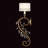 Crystal Laurel Armed Sconce-10553086