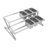 Stainless Steel Spice Rack with Adjustable Racks