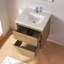Ensemble de meuble-lavabo simple autoportant 24 po avec plateau en marbre d'ingénierie 24 po-1847001228