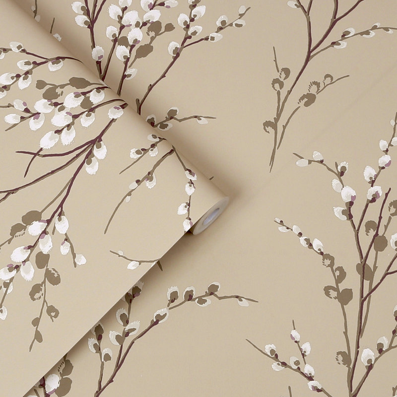 Rouleau de papier peint Laura Ashley Willow, Naturel