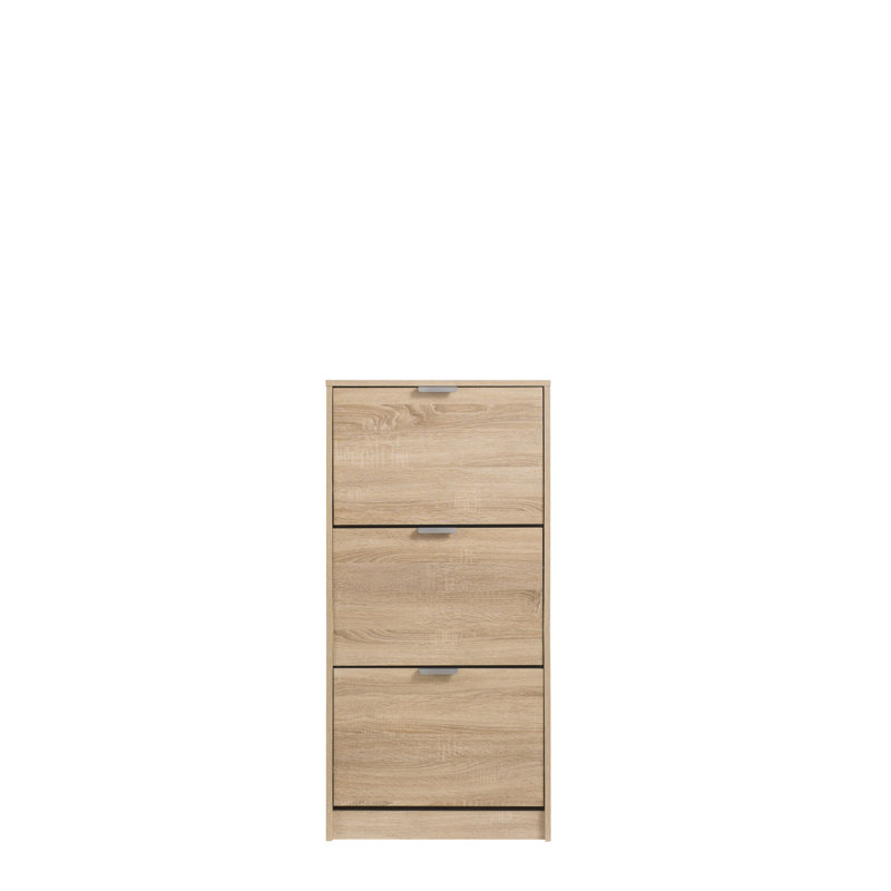 9 Pair Shoe Rack, Sonoma Oak