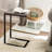 Carlann C Shaped Frame End Table